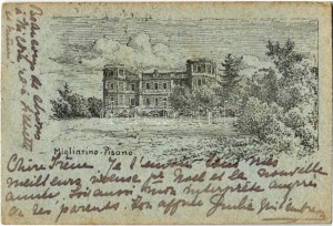 1904 Migliarino Pisano, castello / castle (fa)