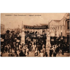 Padova, Padua; Fiera Campionaria, Ingresso principale / Trade Fair, main entry to the market