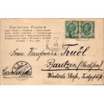 1907 Rapallo, La spiaggia ed il Castello / beach, castle