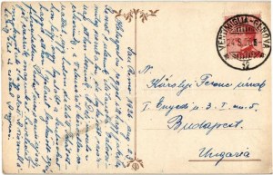 1926 Sanremo, Via Vittorio Emanuele e Corso Umberto, Cafe Europeen, Farmacia Calvi, Maison / street, cafe, pharmacy...