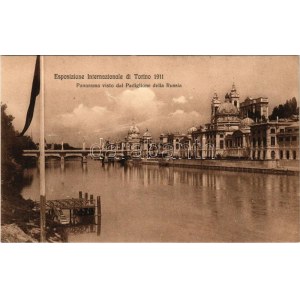 1911 Torino, Turin; Esposizione Internazionale, Panorama visto dal Padiglione della Russia / International Exhibition...