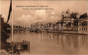 1911 Torino, Turin; Esposizione Internazionale, Panorama visto dal Padiglione della Russia / International Exhibition...