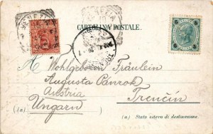 1902 Venezia, Venice; Canal Grande a Rialto dopo la Regata / canal, bridge, market (EK)