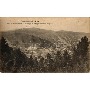 Ural, Oural; No. 53. / general view, Orthodox church (pinmarks)