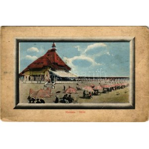 Constanta, Konstanca; Baile Mamaia / beach, bathers (fa)