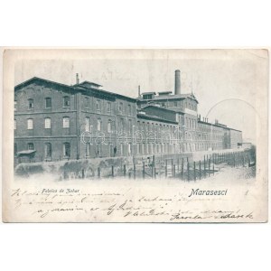 1904 Marasesti, Marasesci; Fabrica de Zahar / sugar factory (EK)
