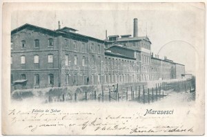 1904 Marasesti, Marasesci; Fabrica de Zahar / sugar factory (EK)