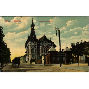 Turnu Severin, Szörényvár; Bulevardul Carol I. / street view (EB)