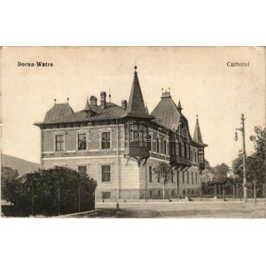 1917 Vatra Dornei, Dornavátra, Bad Dorna-Watra (Bukovina, Bucovina, Bukowina); Curhotel. Verlag Eisig Schäfer ...