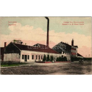1912 Jagodina, Brasserie de M. Kosov Ganin / sörgyár, söröző / brewery, beer hall (EB)