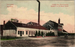 1912 Jagodina, Brasserie de M. Kosov Ganin / sörgyár, söröző / brewery, beer hall (EB)