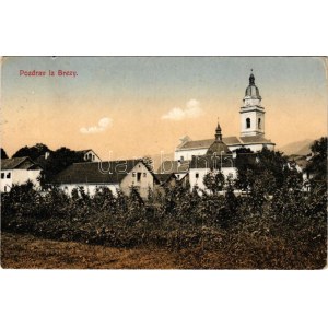 1915 Brezje, Brezy (Radovljica); church. Verlag Gregor Fischer (EK)