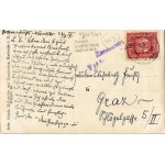 1917 Kokra, Kanker; hotel. Letter on the backside written by Gilbert Fuchs (1871-1952)...