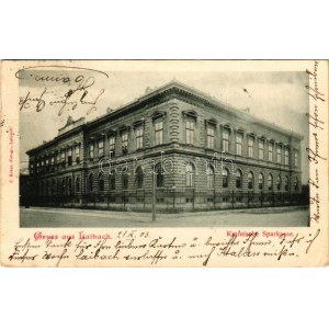 1903 Ljubljana, Laibach; Krainische Sparkasse / savings bank. J. Kotar Fotogr. (EB)