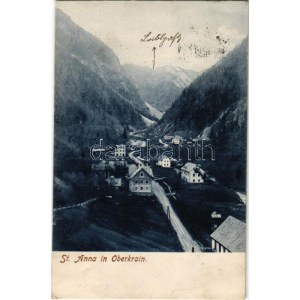 Podljubelj, Sveta Ana pod Ljubeljem; Verlag v. Frdch. Raitharek / general view (EK)