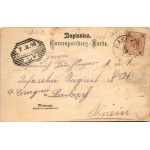 1899 (Vorläufer) Rakek, sawmill, lumber yard, wood industry. Gebr. Metz Kunstanstalt (fl)