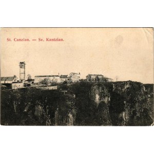 1916 Skocjan, St. Kanzian, San Canziano (Divaca); general view, mine (EB)