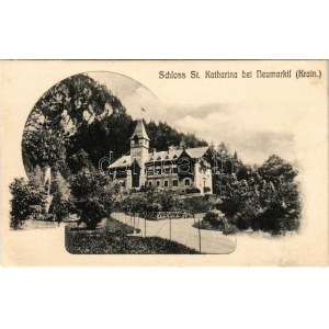 Trzic, Neumarktl (Krain); Schloss St. Katharina / castle. M. Knauer Fotograf (EK)