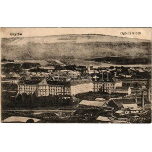1917 Khyriv, Chyriw, Chyrów (Lviv); Ogólny widok / general view, sawmill, school (pin mark)