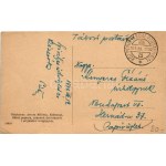 1941 Kolomyia, Kolomea, Kolomyja; Rynek. Artur Müller / square + Központi Tábori Postahivatal (EB...
