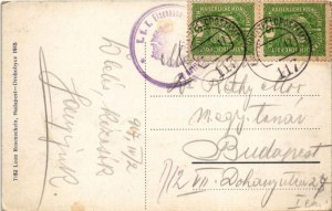 1917 Stryi, Stryj, Strij; Ul. Sobieskiego, Apteka / Sobieski Gasse. Leon Rosenschein / street...