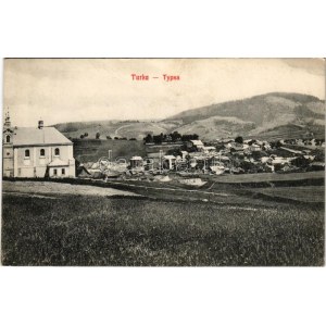 1914 Turka, Turka nad Stryjem; general view. M. Grossmann (creases)
