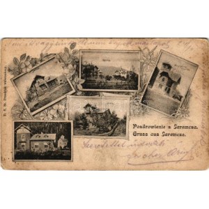 Yaremche, Jaremcse, Jaremcze, Jaremce; Bettina, Malwina, Privat Villa, Helena, Janina / villas. Art Nouveau, floral (fl...