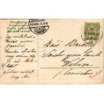 1906 Smoking frogs playing bowling. Emb. litho (EK)
