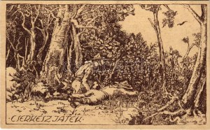 1922 Cserkészjáték. A Magyar Cserkészszövetség kiadása az országos cserkészjáték emlékére ...