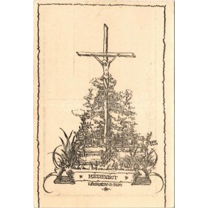 Kereszt. Magyar Cserkésztábor / Hungarian scout art postcard s: Légrády Sándor