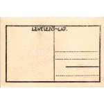 Kereszt. Magyar Cserkésztábor / Hungarian scout art postcard s: Légrády Sándor