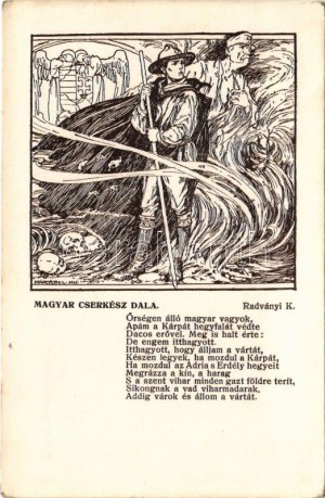 Magyar cserkész dala. Radványi K., R.M. (Regnum Marianum) Cserkészcsapatai 7. ...