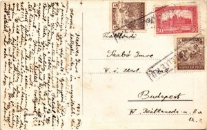 1923 Bimbós bokrok szűz ölében... Cserkész művészlap. A Magyar Jövő kiadása / Hungarian boy scout art postcard s...