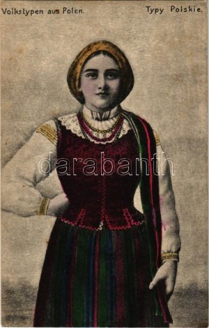 Typy Polskie / Volkstypen aus Polen / Lengyel népviselet / Polish folklore (fl)
