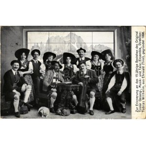 1915 Zur Erinnerung an das 15 jährige Bestehen des Original Tiroler Gesang-, Musik-, und Tanz-Ensemble, Direktion...