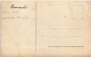 SMS UNA háborúban felfegyverzett gőzös. Dunaflottilla / K.u.K. Kriegsmarine Donaumonitor / WWI Austro...