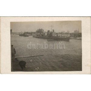 Császári és Királyi Haditengerészet őrnaszádjai Brailánál. Dunaflottilla / K.u.K. Kriegsmarine Donauflottille ...