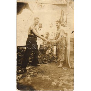 1914 K.u.K. Kriegsmarine Donauflottille / Császári és Királyi Haditengerészet Dunaflottilla BODROG...