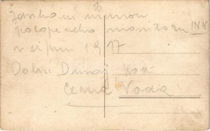 1917 K.u.K. Kriegsmarine Donauflottille / Császári és Királyi Haditengerészet Dunaflottilla elsüllyedt SMS 
