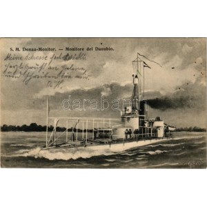 1908 SMS Maros a Császári és Királyi Haditengerészet monitora, Dunaflottilla / K.u.K. Kriegsmarine SM Donau-Monitor...