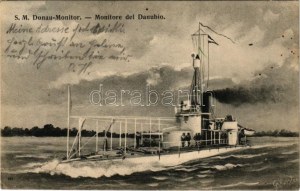 1908 SMS Maros a Császári és Királyi Haditengerészet monitora, Dunaflottilla / K.u.K. Kriegsmarine SM Donau-Monitor...