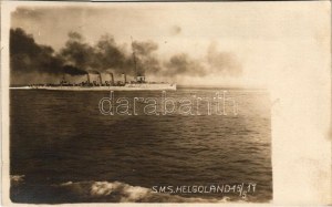 1917 SMS Helgoland az Osztrák-Magyar Haditengerészet Helgoland-osztályú gyorscirkálója / K.u.K. Kriegsmarine ...