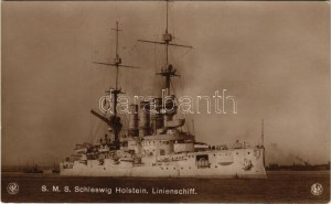 1917 SMS Schleswig Holstein Linienschiff. Kaiserlichen Marine - Lempe Serie Neptun / German Navy