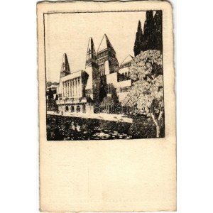 1911 Torino, Esposizione Internazionale, Padiglione dell'Ungheria / Magyar pavilon a torinói nemzetközi kiállításon ...
