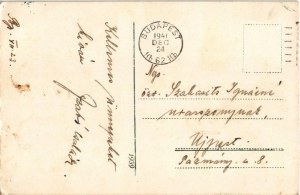 1941 Boldogabb magyar karácsonyt / Hungarian irredenta propaganda with Christmas greeting. artist signed (EK...