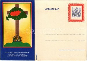 1936 Igazságot Magyarországnak! Hátoldalon Pesti Hírlap XI. Olimpiai cikke / Justice pour la Hongrie! ...