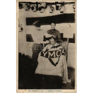 The Japanese Y. M.C.A. Barber in Siberia, Russo-Japanese war / japán borbély Szibériában a háború alatt (fl...