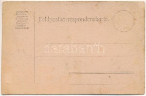 Vipava, Wippach; Első világháborús osztrák-magyar katonai ebéd menü / WWI Austro-Hungarian (K.u.k....