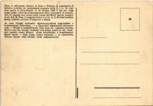 1940 Az olasz ifjúsági intézmény főparancsnokának meghívására a leventeszázad Padovában ...