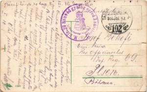 1916 In den Karpathen bei Koziowa im Ondawa-Tal ein russischer Stützpunkt genommen / Első világháborús osztrák...